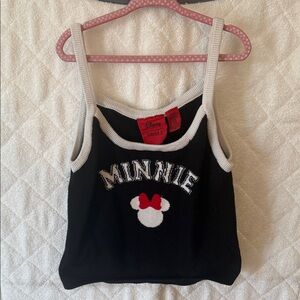 Disney Minnie Mouse Black Tank Top